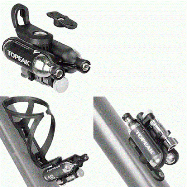 Topeak Ninja Master+ CO2 FuelPack Micro Airbooster CO2 Inflator