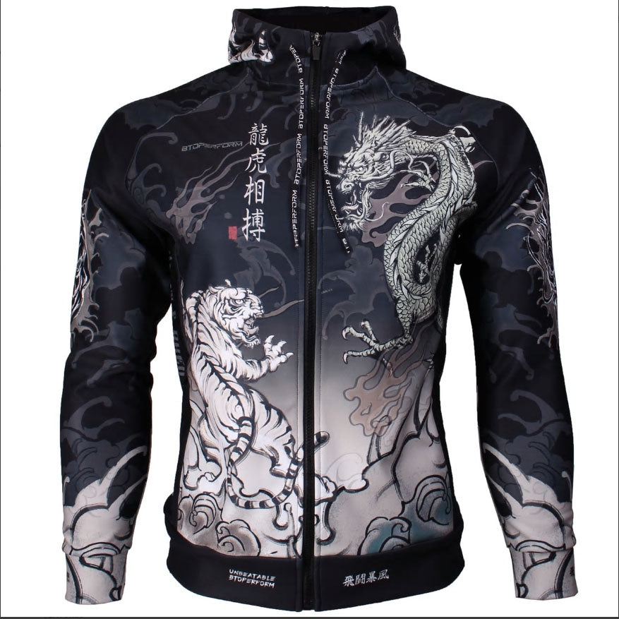 Btoperform Dragon vs Tiger Full Graphic Hoodies HD-36