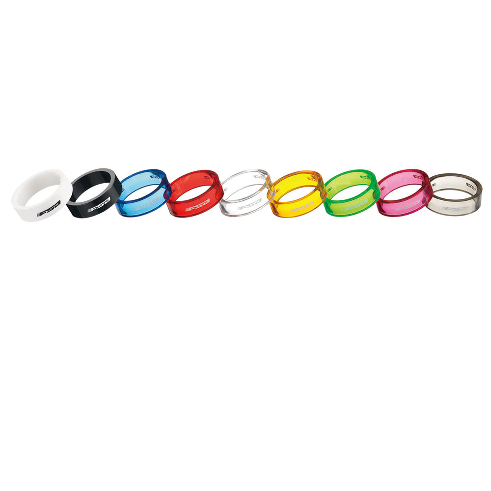 FSA POLYCARB SPACER BAG/10 1-1/8 10mmBLU