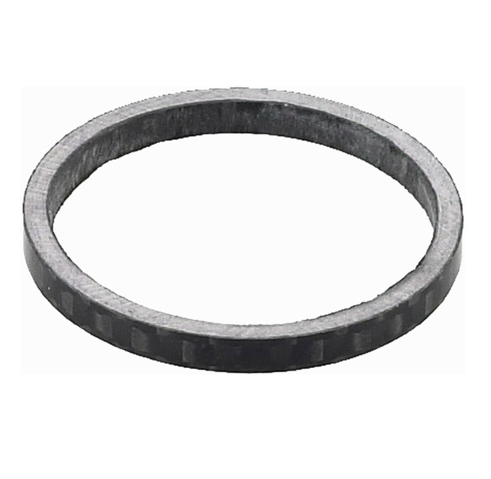 WHEELS MFG CARBON SPACER 1-1/8" 2.5mm BAG/5