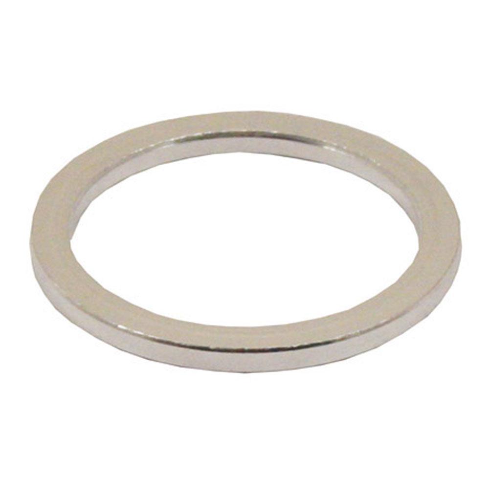 VUELTA 1" 2.5mm SILVER SPACER BAG/10