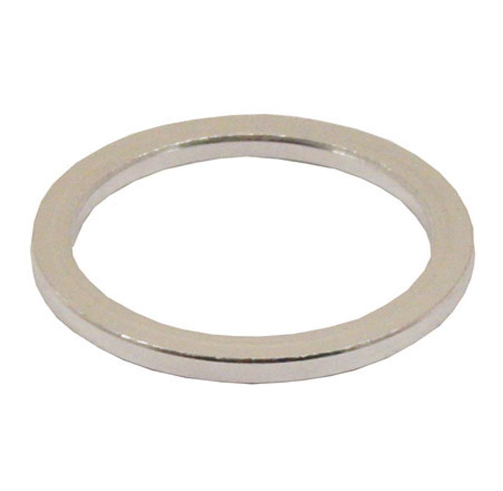 VUELTA 1 1/8" 2.5mm SILVER SPACER BAG/10