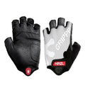 Hirzl grippp cycling gloves tour ff kangaroo half fingers White