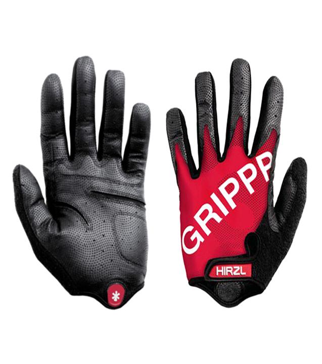 Hirzl grippp cycling gloves tour ff kangaroo long fingers Red