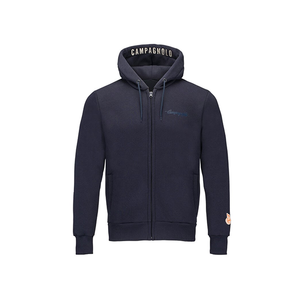 Campagnolo Unisex Hooded SweatShirt Blue