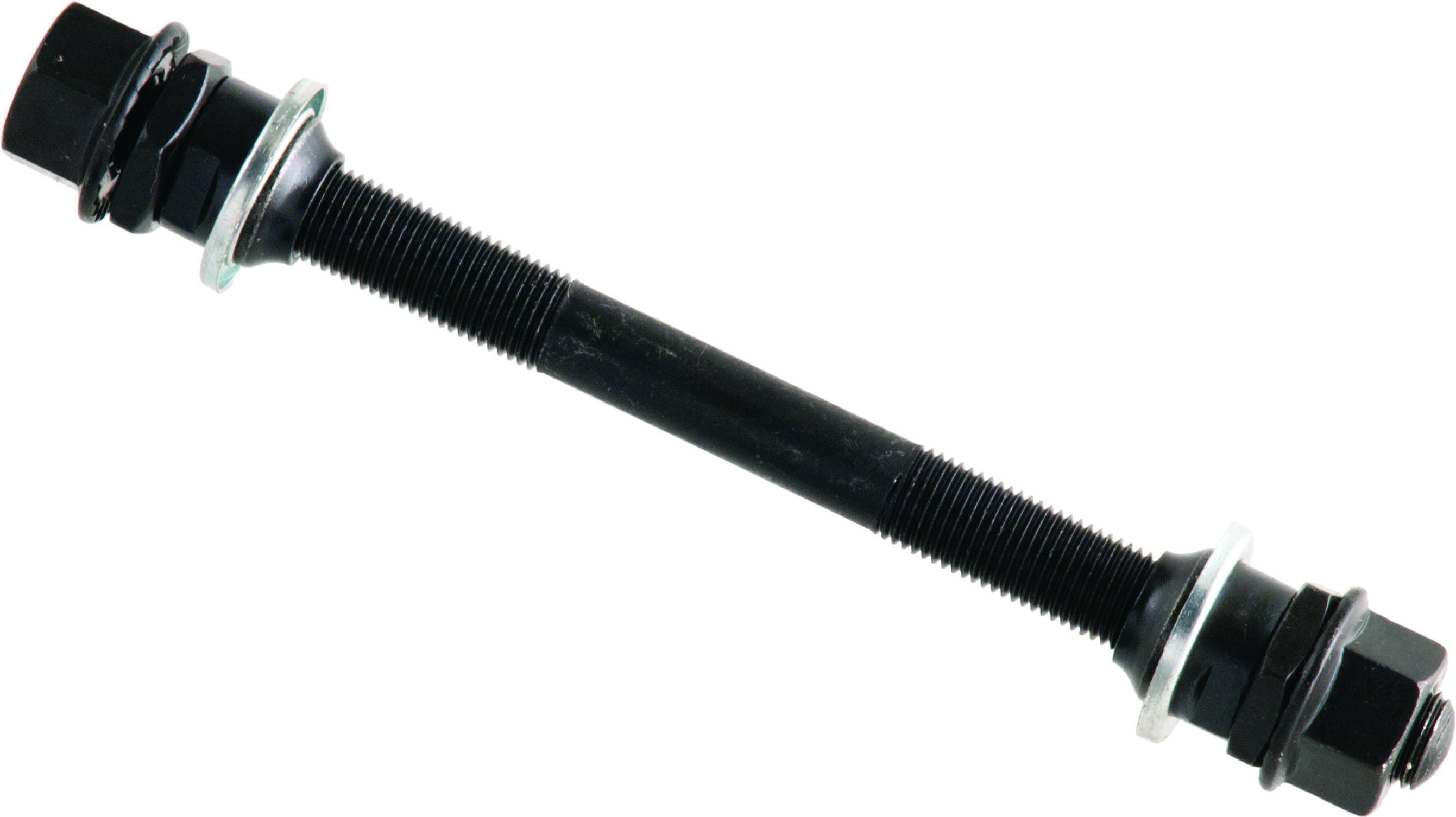 ACTION 3/8X26TPI 140MM FRNT 15MM CONE HUB AXLE SET