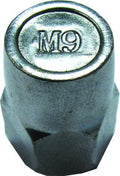 SA NUT M9X1 LOGO CHROME HUB PART INTERNAL