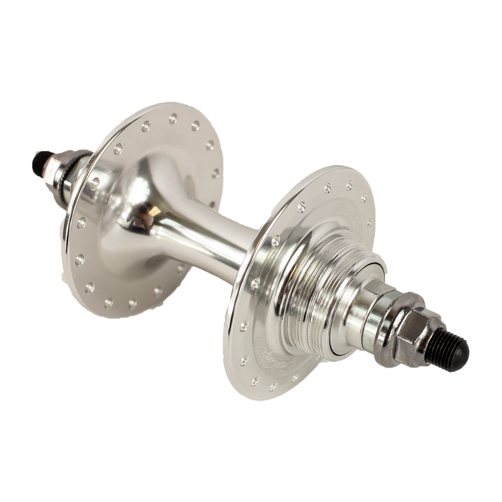 Gran Compe II 32H Silv. Rear Fix/Free Lrg Flange Track Hub
