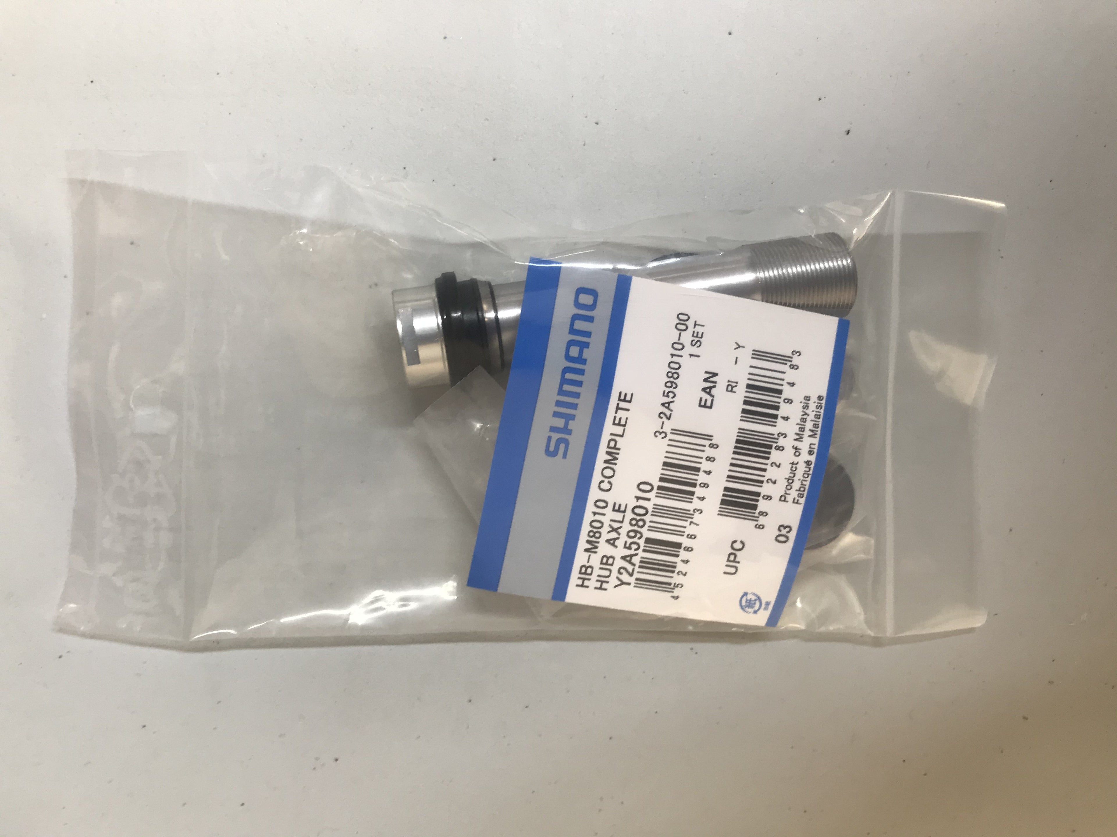 Shimano Deore XT HB-M8010 Front Complete Hub Axle Y2A598010