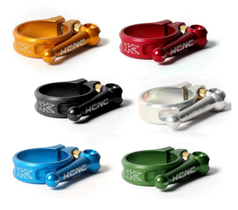 KCNC flip quick release seat clamp 38.2mm 6 colors