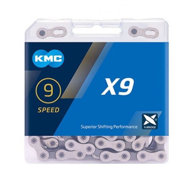 KMC 9-speed Chain X9 Silver/Grey