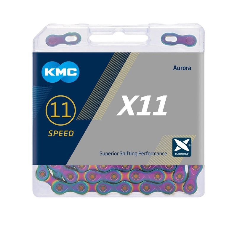 KMC Chain 11speed X11 Aurora Blue