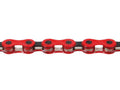 KMC X9 bicycle chain 9speed red black 