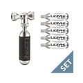 Lezyne Pump ControlDrive CO2 Silver + 16g CO2 x5ea