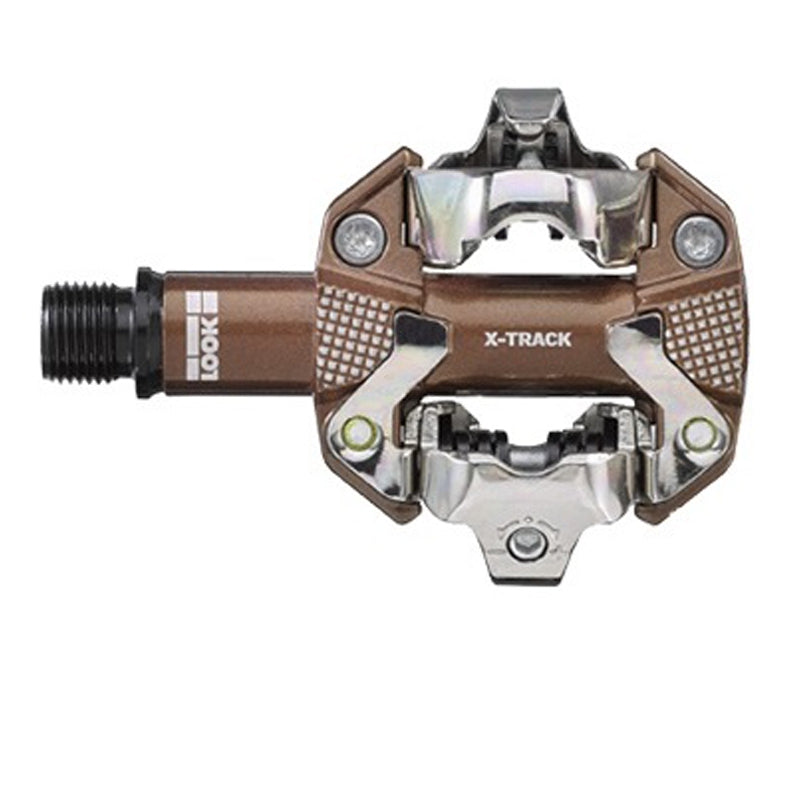 Look MTB X-Track Cleat Pedals Bronze