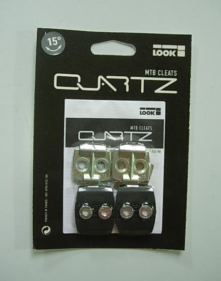 Look Quartz Mountain Bike Cleats Silver 