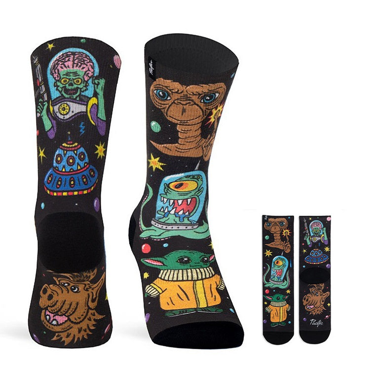 Pacificandco Lovely Martians Cool Max Long Socks