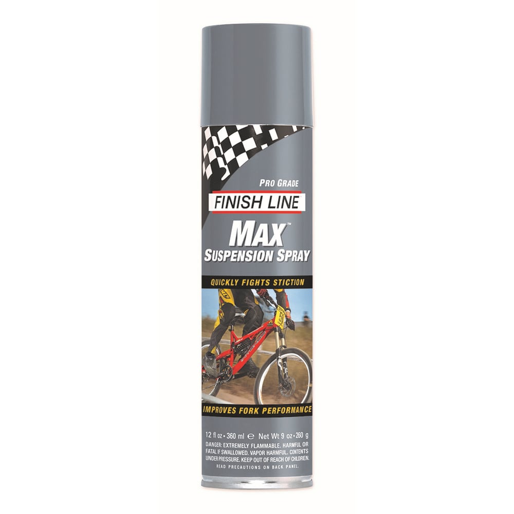 LUBE FINISH LINE MAX SHOCK 9OZ FORK SPRAY