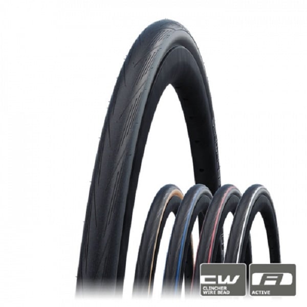 Schwalbe Lugano II Clincher Wire Tire Black