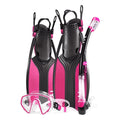 Swim-hero Snorkel + Mask + Swim Fins Set LVMSF-694