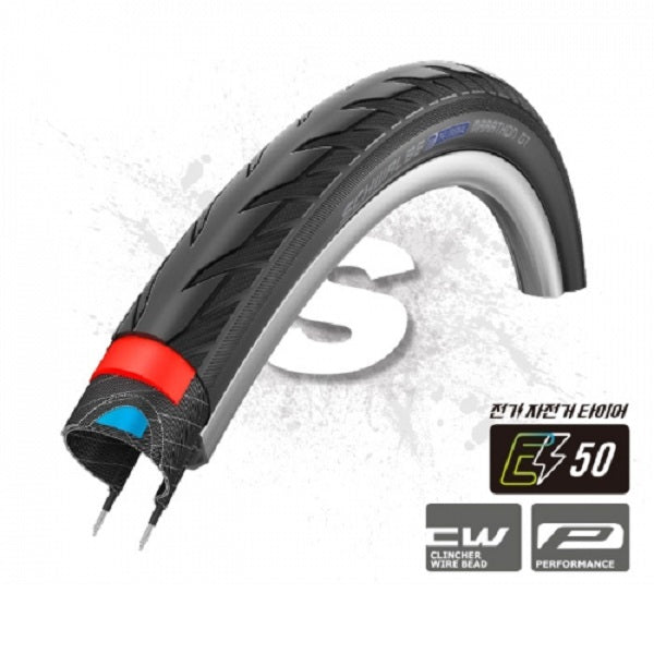 Schwalbe Marathon GT Clincher Wire Tire Black