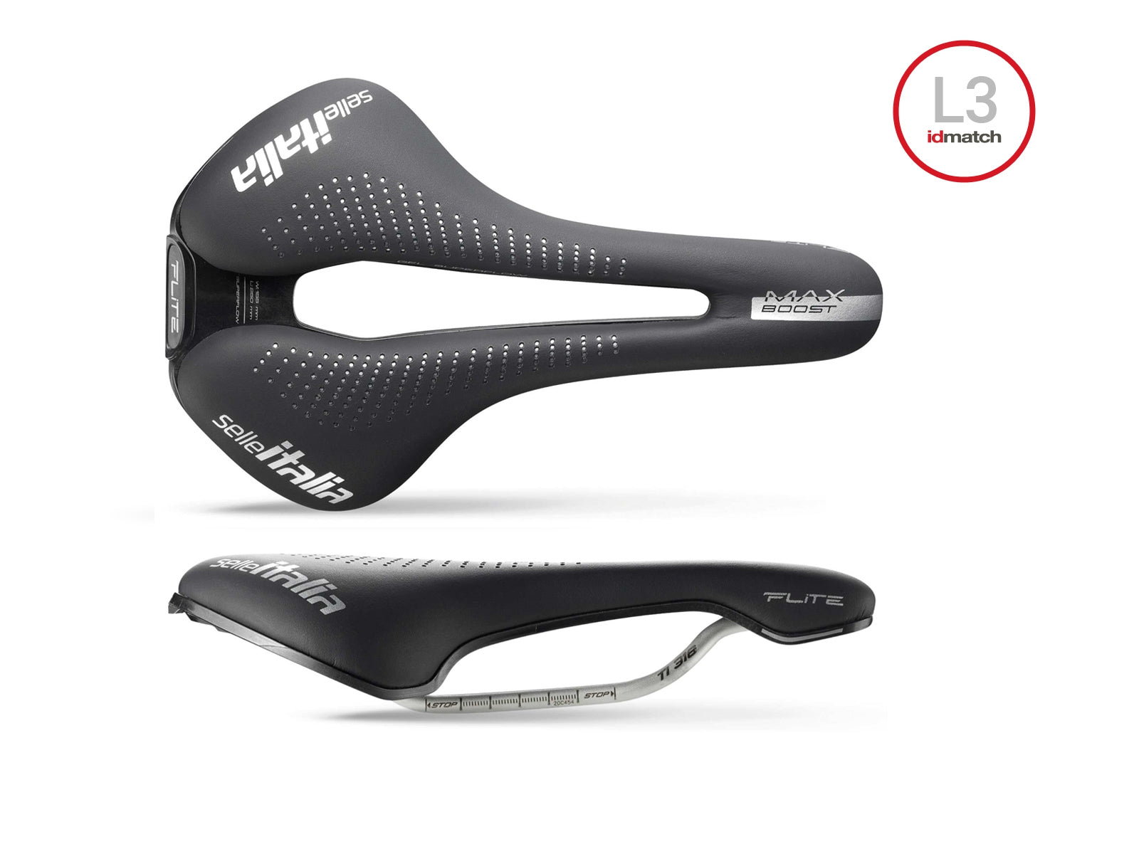 Selle Italia Saddle Max Flite Boost Superflow Black