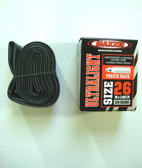 Maxxis Ultralight Mountain Bike Inner Tube 26x1.5-1.75