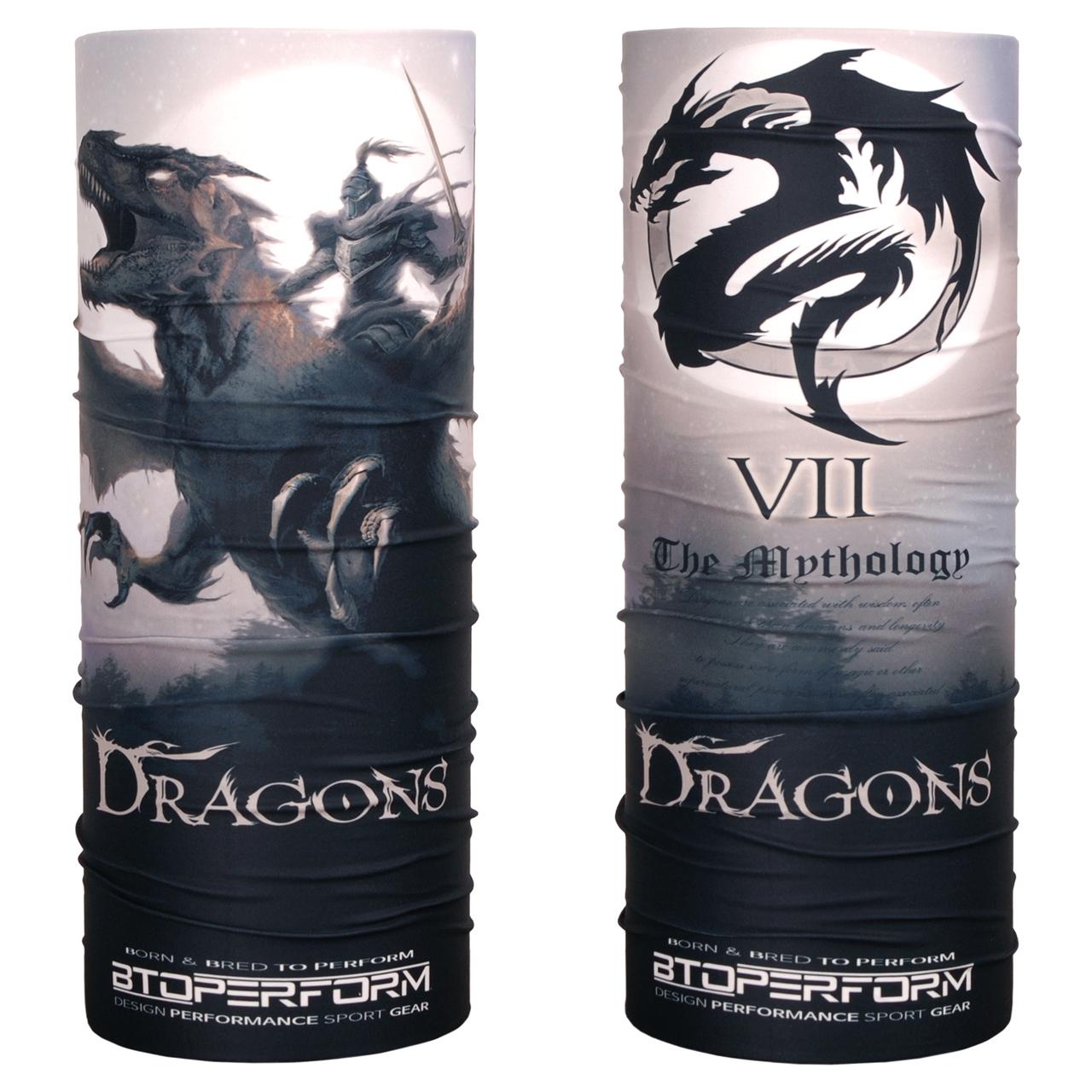Btoperform Multi Functional Antimicrobial Headwear Dragon Knight  [MH-114]