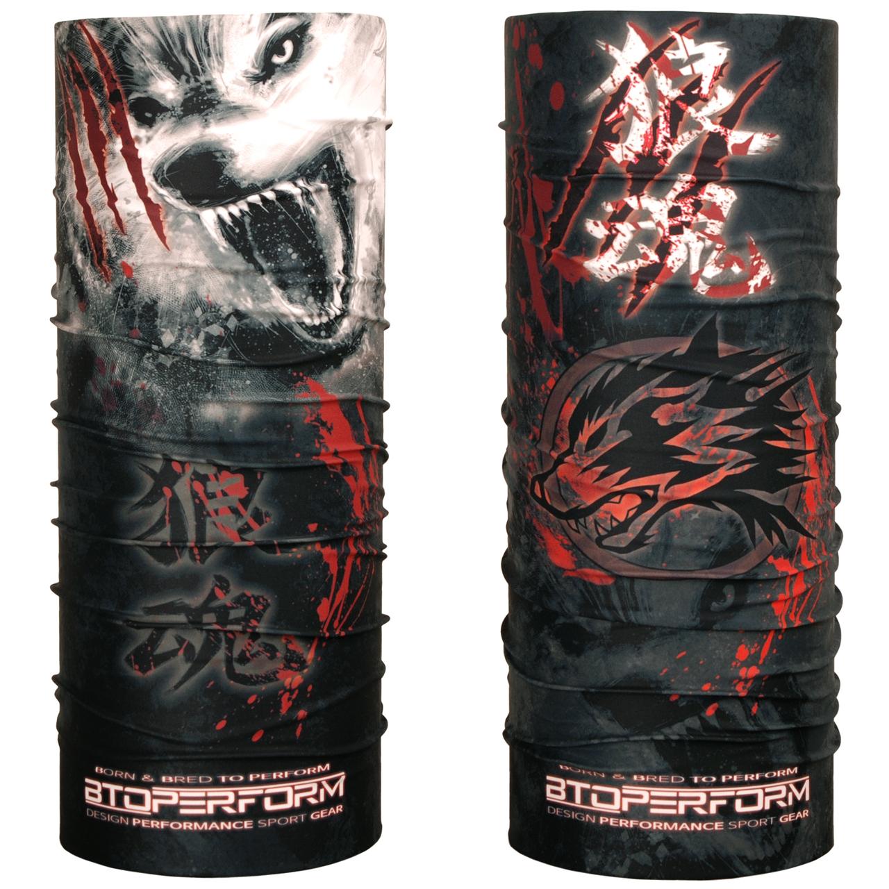 Btoperform Wolf Spirit Multi-functional Antimicrobial Headwear MH-110