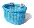 Colorbasket Cord Jr Strap-on Bike Basket Blue