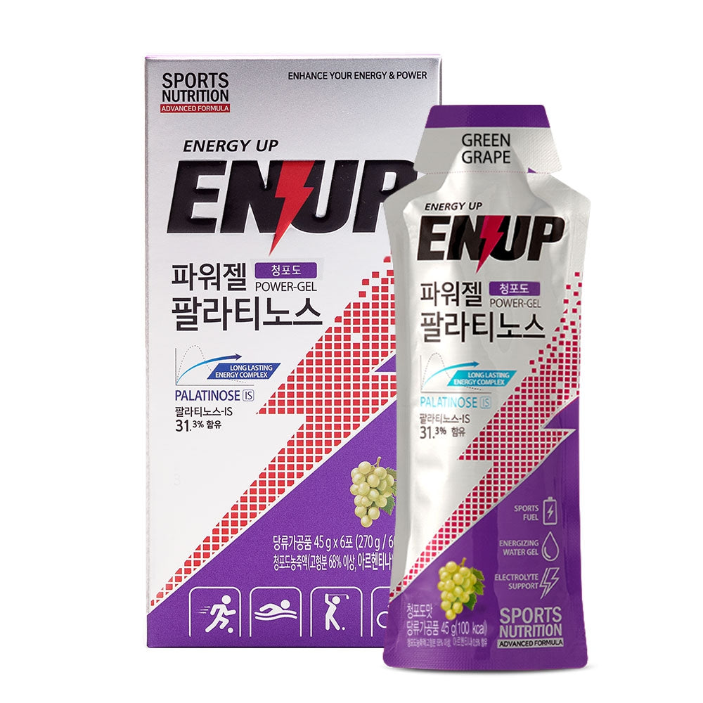 ENUP Power-Gel Palarinose Green Grape 45g x 6ea