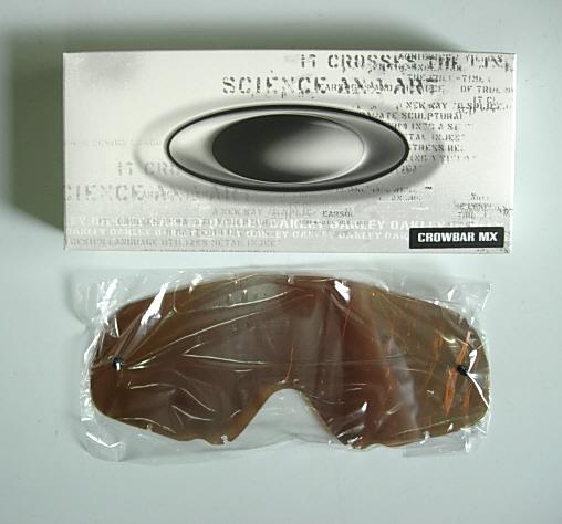 Oakley Crowbar MX replacement Black Iridium lens 