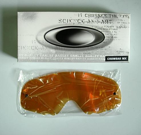 Oakley Crowbar MX replacement lens Fire Single