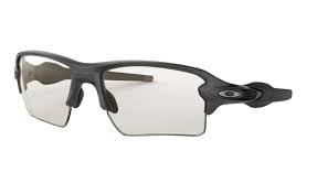 Oakley Flak 2.0 XL OO9188-16 Steel w/Clear Black Iridium Photochromic Sunglasses