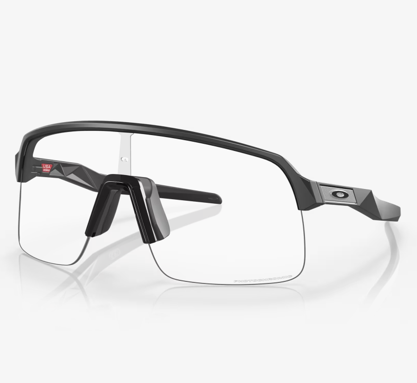 Oakley Sutro Lite Matte Carbon Clear Black Photochromatic Sunglasses OO9463A-1839