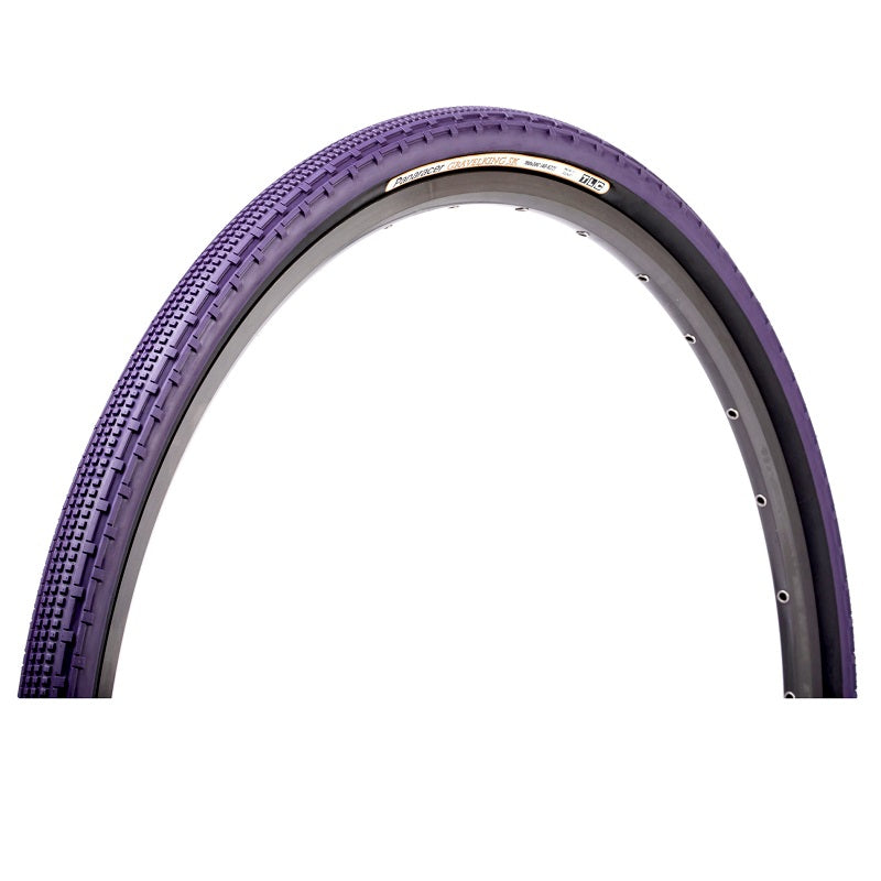 Panaracer Tire Gravel King SK TLC Kevlar Anti-Punk Purple/Black 700x38/43C
