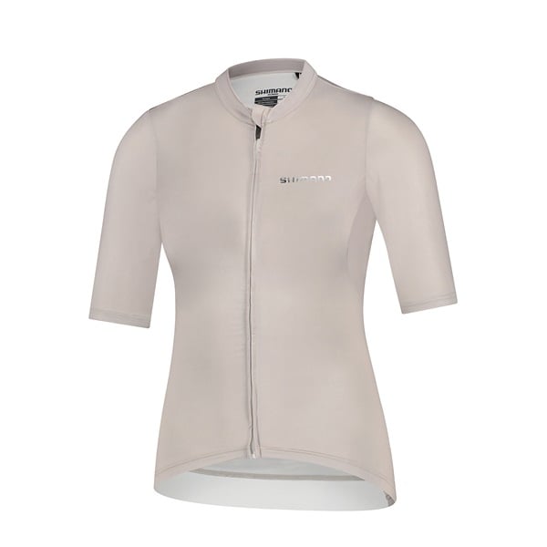 Shimano Sakura Short Sleeves Jersey Women Beige