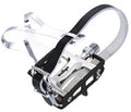 Welgo Pedals Road 9/16 AL Sealed W/Toeclip BLK/SIL RO25B