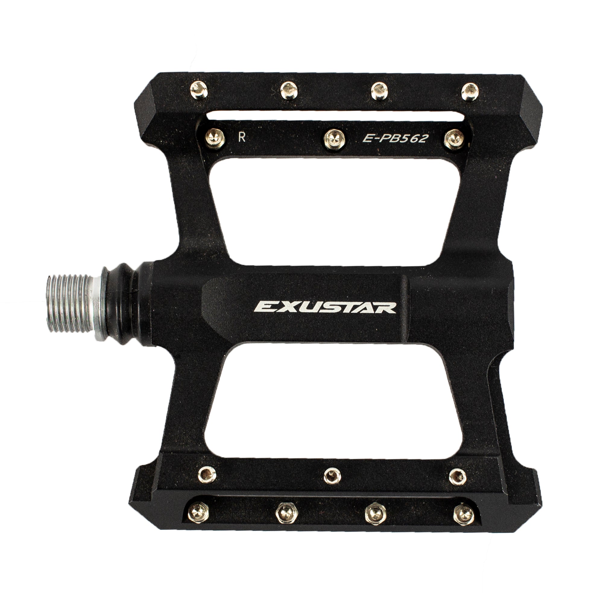Pedal Platform BMX CNC Body W/Grip Pins Sealed Blk Exustar