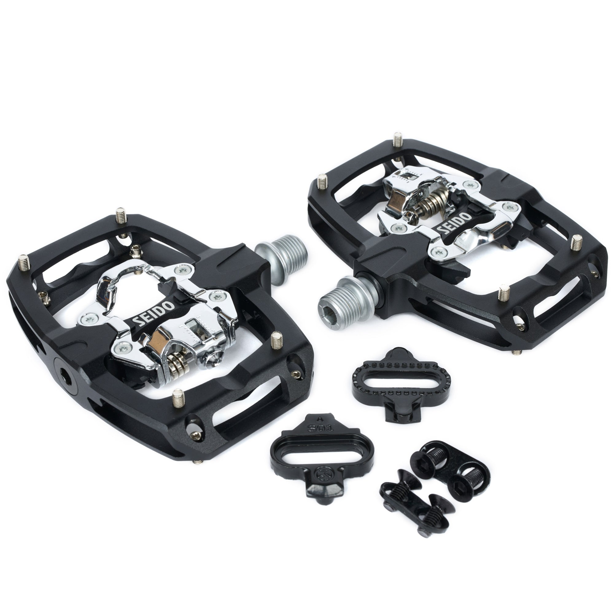 Seido ECHO Clipless SPD Platform Pedals