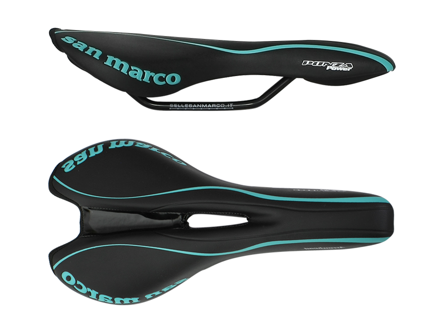 San Marco Ponza Arrow Head Seat Saddle Bianchi Black