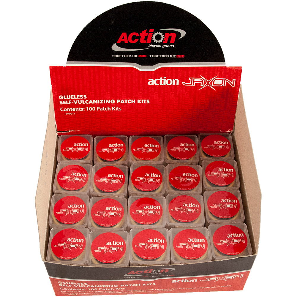 Action Jaxon Glueless Self Vulcanizing Patch Kits Box/100