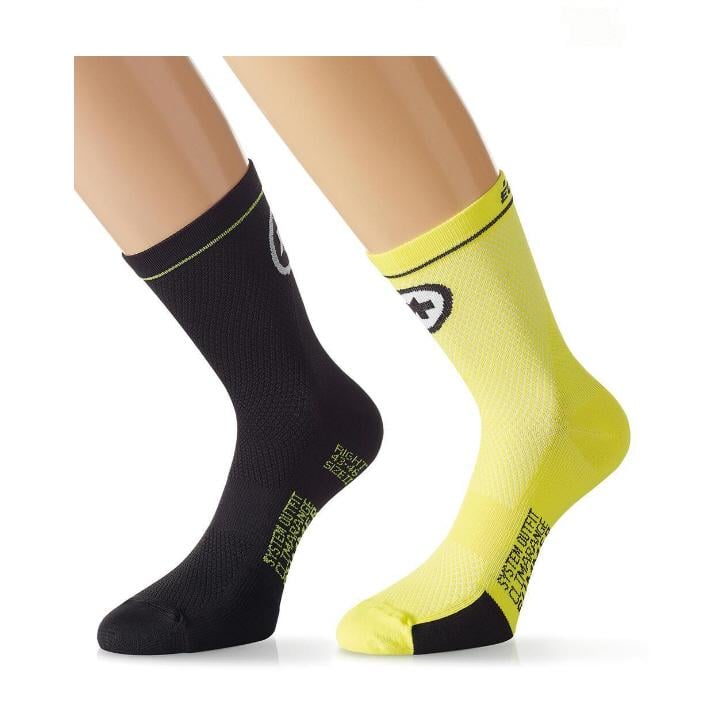 Assos EquipeSock evo7 Cycling Socks Yellow