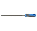 Unior 763H1 2S Round File with Handle Half Smooth 200mm