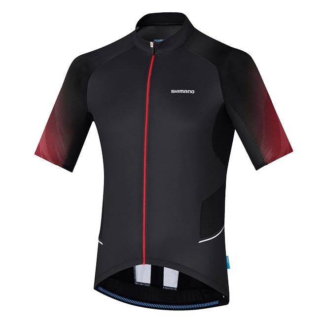 Shimano Mirror Cool Jersey Short Sleeves Black Red 2017