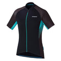 Shimano Escape Womens Jersey Short Sleeves Black Viridiangreen 2017
