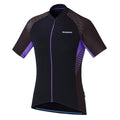 Shimano Escape Womens Jersey Short Sleeves Black Violet 2017