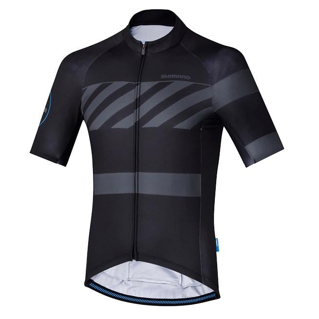 Shimano Breakaway Print Jersey Short Sleeves Black