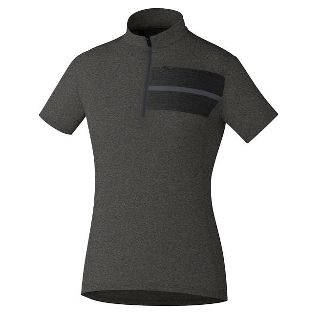 Shimano Transit Womens Jersey Short Sleeves Raven Gray