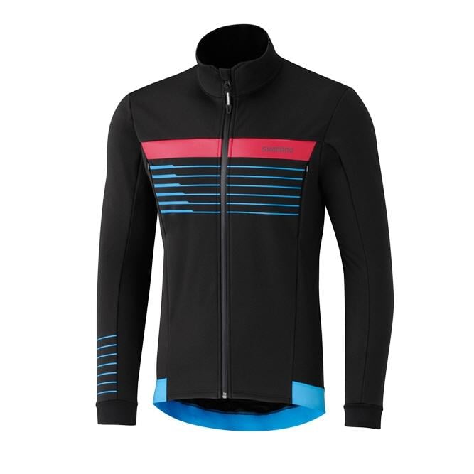 Shimano Breakaway Print Windbreak Jacket Black/Blue